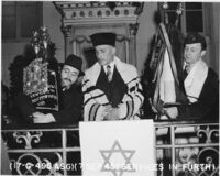 Gedächtnisgottesdienst in der Synagoge am 7. September 1945