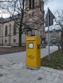 Briefkasten vor St. Paul, Amalien- Ecke Winklerstraße, Jan 2024