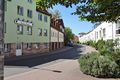 Blick auf die Häuserzeile "<!--LINK'" 0:8-->" <a class="mw-selflink selflink">Heiligenstraße 33-59</a> und dem ehemaligen Gasthaus <!--LINK'" 0:9--> im Mai 2020
