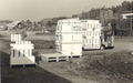 Zweigbetrieb in Freihung, Verladung der Waren zum Transport nach Fürth, um 1968