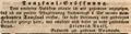 Zeitungsannonce der Gaststätte <!--LINK'" 0:12-->, Juni 1840