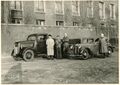 Fahrer und Fahrzeuge - Klinikum Fürth, 1955