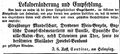 Umzug des Conditors <a class="mw-selflink selflink">Johann Sebastian Rost</a> auf den Helmplatz, Mai 1855