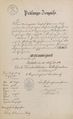 Prüfungszeugnis für Leonhard Gran der kgl. Kreisbaubehörde von Mittelfranken vom 31. August 1864