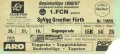 Eintrittskarte zum Regionalligaspiel zwischen dem 1. FC Nürnberg und der <!--LINK'" 0:56--> (<!--LINK'" 0:57-->/<!--LINK'" 0:58-->).