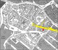 Gänsberg-Plan, Mohrenstraße 15 rot markiert