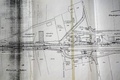 alter Übersichtsplan der kompletten Bahnhofsanlage vom  mit der Fäkalienentladestation der Stadt Nürnberg und dem Industriegleisanschluss mit Drehscheibe der Firma Pretzfelder später  von der Reichsbahndirektion Nbg. von 1935.