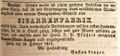 Werbeannonce des Bronzefarben- und Cigarrenfabrikanten <!--LINK'" 0:4-->, Februar 1841