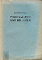 Titelseite des Buches: Wilhelm Löhe und die Juden, 1954