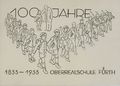 Postkarte zum 100-jährigen Jubiläum 1833 - 1933