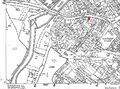 Gänsbergplan Stadt Fürth, Königstraße 32 rot markiert