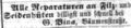 Werbeanzeige des Hutmachers , Dezember 1869