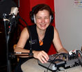 Dr. habil. Karin Falkenberg bei der Hörspielproduktion im Rundfunkmuseum, 2013
