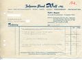 Rechnung von 1957 Firma 
