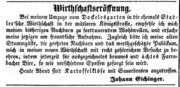 Dockelesgarten Eichinger verlässt Fürther Tagblatt 16.08.1856.jpg