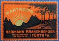 Historische  der Bronzefarben-Fabrik Hermann Krakenberger, ca. 1913