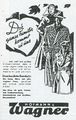 Werbung vom Bekleidungshaus <!--LINK'" 0:36--> im Jahr 1950