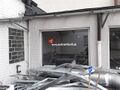 Beginnende Abbrucharbeiten auf dem ehemaligen Werksgelände des Autohauses Almank &amp; Streng