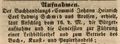 Aufnahme des Buchhändlers <!--LINK'" 0:13--> als Bürger, September 1845