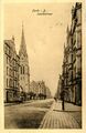 Ansichtskarte mit Blick in die Amalienstraße, links im Bild die Paulskirche, gel.1909