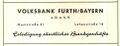 Werbung der Volksbank in der Schülerzeitung <!--LINK'" 0:13--> Nr. 3 1963