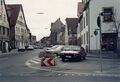 Blick vom <!--LINK'" 0:160--> in die <a class="mw-selflink selflink">Gustavstraße</a> im November 1984