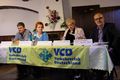 VCD-Podiumsdiskussion zur <a class="mw-selflink selflink">Landtagswahl 2018</a>, mit , ,  und , Sept. 2018