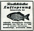Inserat aus den  vom 19.3.1949 der Gaststätte "Luftsprung" in der Kaiserstraße 36