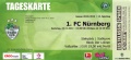 Eintrittskarte zum ersten Derby in der 1. Bundesliga zwischen dem 1. FC Nürnberg und der <!--LINK'" 0:14--> (<!--LINK'" 0:15-->/<!--LINK'" 0:16-->).