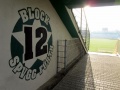Logo des Block 12 am Eingang.
