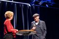 Kulturpreisträger Lutz Krutein mit Laudatorin Gerti Köhn zur Preisverleihung im Kulturforum Schlachthof, Nov. 2022