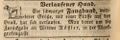 Anzeige Witwe Rößler, Fürther Tagblatt 23. Mai 1845