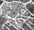 Gänsberg-Plan, Markgrafengasse 12 rot markiert