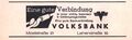 Werbung der Volksbank in der Schülerzeitung  Nr. 1 1964