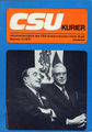 Titelblatt der Zeitschrift "CSU Kurier" der CSU Fürth vom Dezember 1976