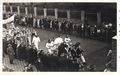 Faschingsumzug 1935 an der Jakobinenunterführung, Gruppe Nr.? Clowns,  rechts das Gelände des <!--LINK'" 0:96-->
