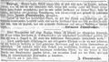 Heimann Schwabacher zieht sich von seinem Institut zurück, Fürther Tagblatt 4.7.1854