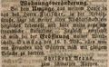 Werbeanzeige von Christoph Braun für das Lokal <!--LINK'" 0:33-->, Mai 1846