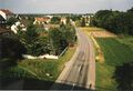 Blick von der <a class="mw-selflink selflink">Kanalbrücke Michelbach</a> auf die <!--LINK'" 0:6--> in <!--LINK'" 0:7-->, rechts Talgrund vom <!--LINK'" 0:8--> im Juli 1997