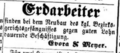 Anwerbung von Erdarbeitern für den Bau des Bezirksgerichtsgefängnisses, Sept. 1871