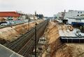 S-Bahn Bauarbeiten für die zwei neuen Gleise Blick von der  Richtung Süden im März 