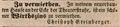 Zeitungsanzeige des Bierbrauers <!--LINK'" 0:23-->, Oktober 1849