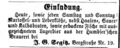 Anzeige Fürther Tagblatt 26.10.1867