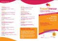 Flyer für die 2. Frauenmesse Franken in Fürth, 2012